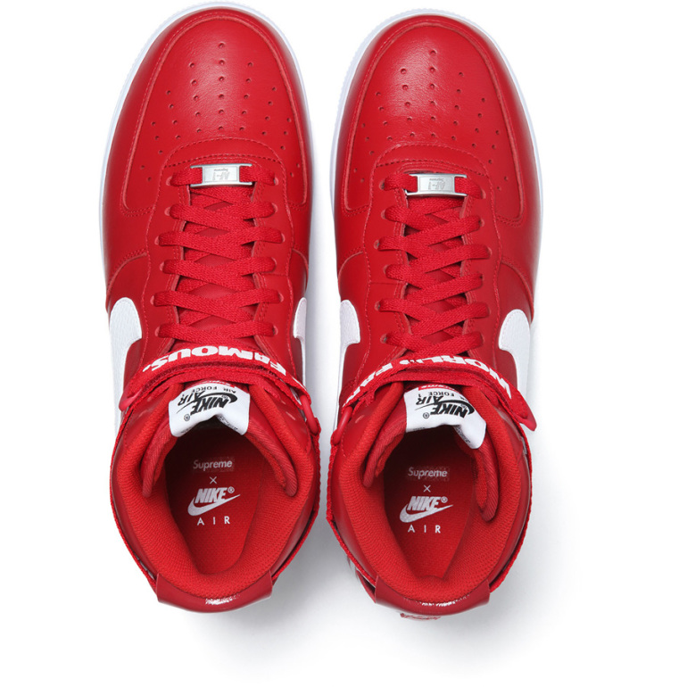 Supreme x Nike AIR Force 1 HIGH – RED | sneakerb0b RELEASES