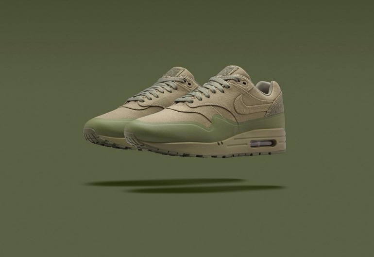 air max 1 patch green
