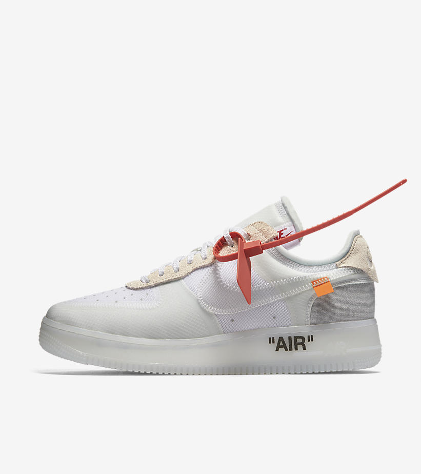 the ten air force 1 off white