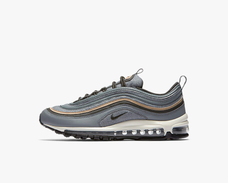 nike grey air max 97 mini swoosh trainers