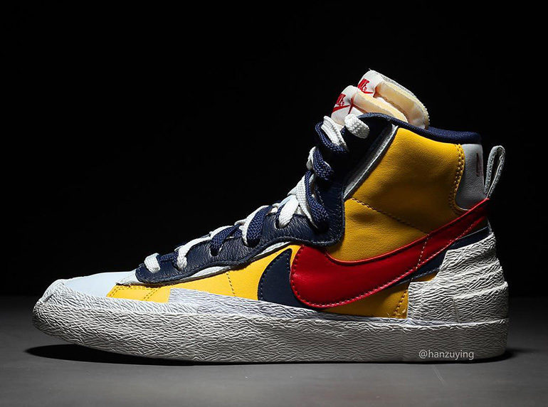 nike blazer high x sacai