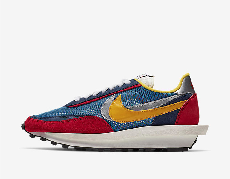 sacai nike waffle blue