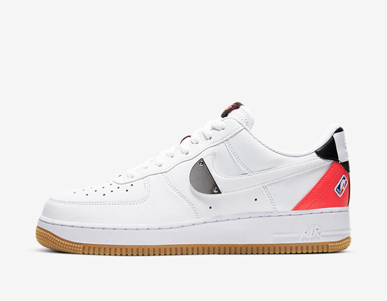 air force 1 nba white crimson