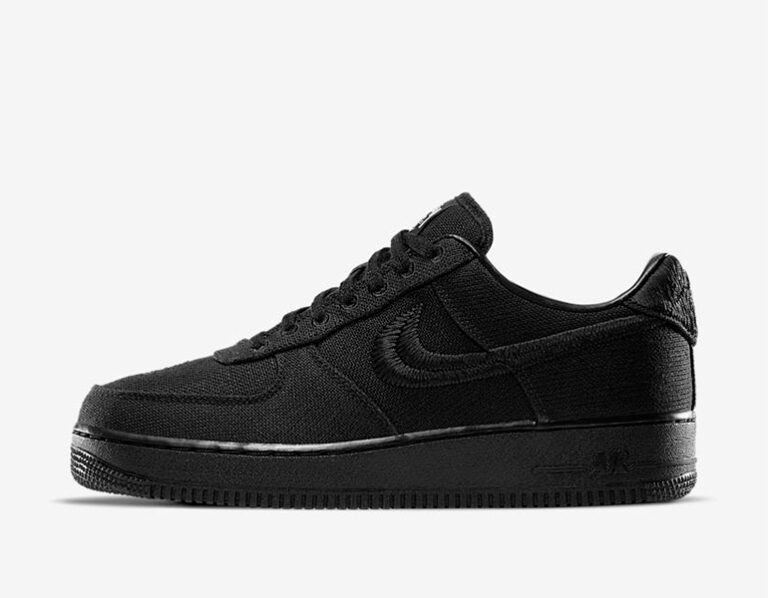 StÃ¼ssy x Nike Air Force 1 Low âBlackâ â SAUCY