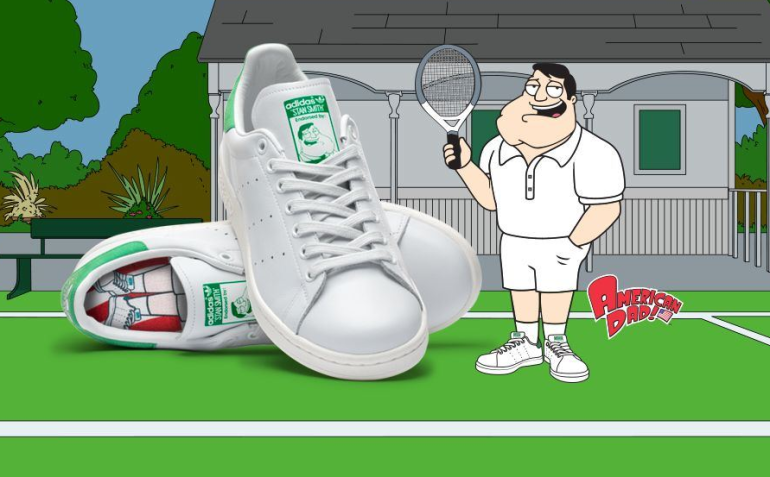 stan smith trainers american dad