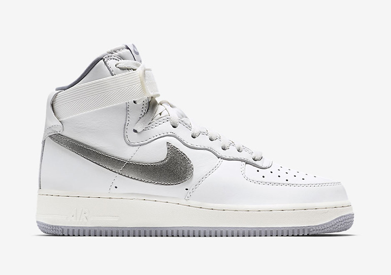 Nike Air Force 1 High QS- White / Wolf Grey | sneakerb0b RELEASES