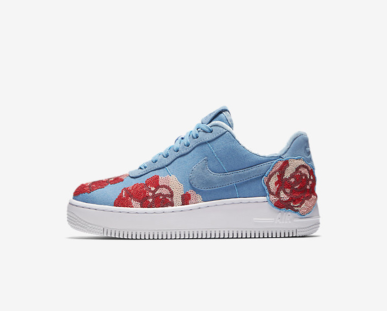 Nike WMNS Air Force 1 Upstep LX â Floral Sequin | sneakerb0b RELEASES