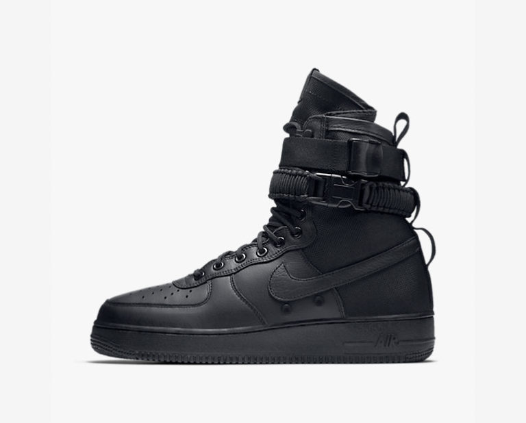 nike sf air force 1 triple black