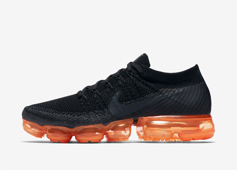 Nike Air VaporMax Flyknit – Black Rush Orange | sneakerb0b RELEASES