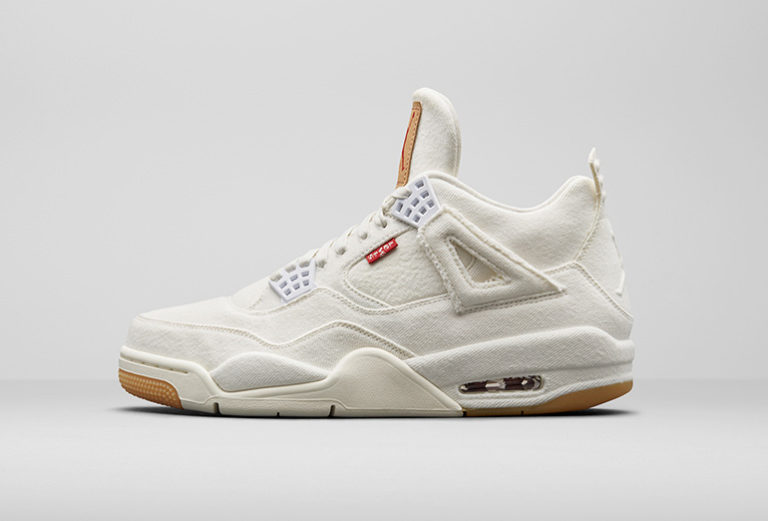 air jordan 4 levis white