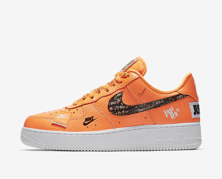 Nike Air Force 1 – Orange JUST DO IT | sneakerb0b RELEASES
