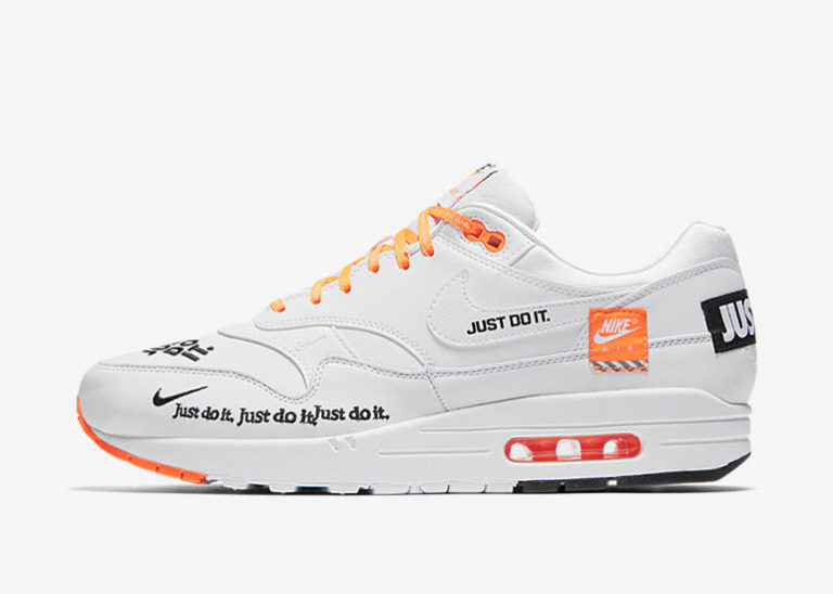 air max 1 just do it white