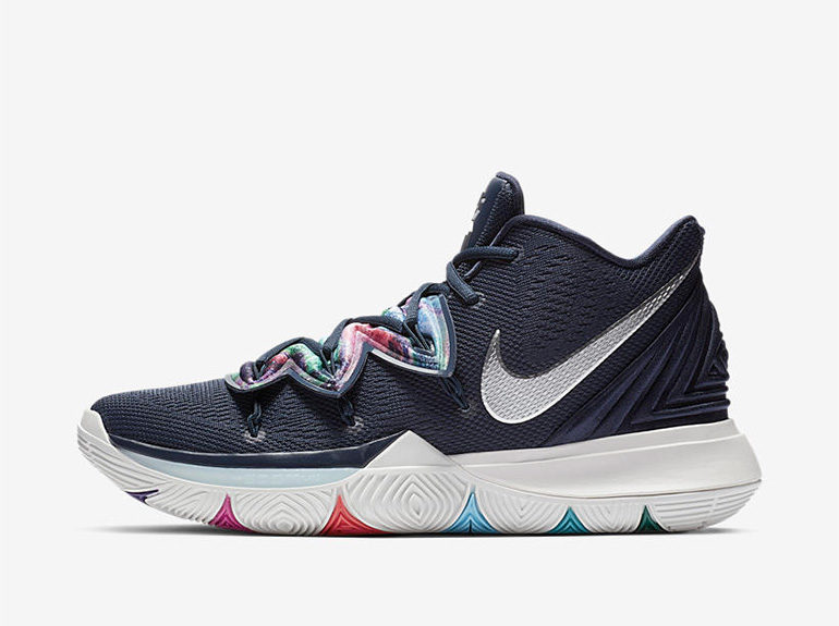 kyrie 5 multicolor black