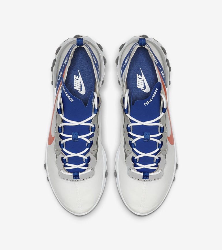 nike react element 55 white red blue