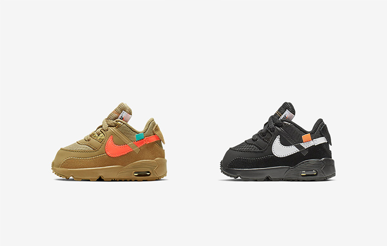 off white nike air max 90 toddler
