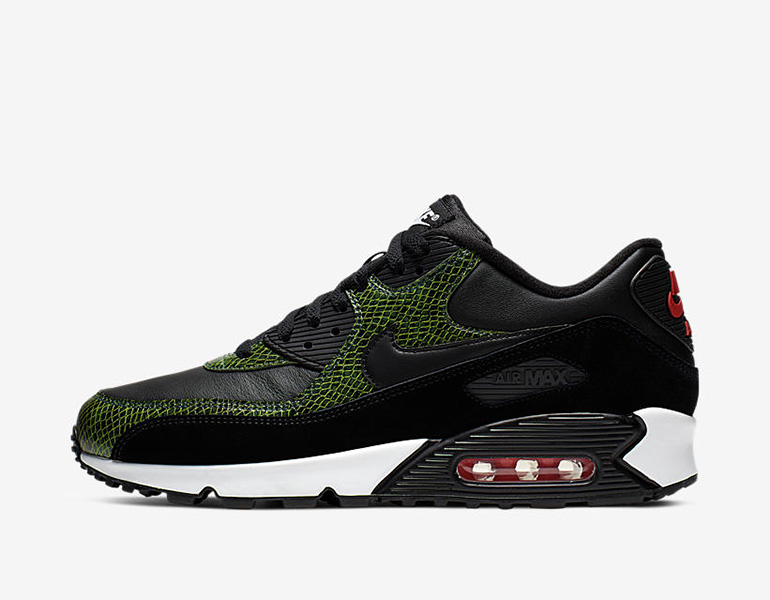 air max 90 green and black