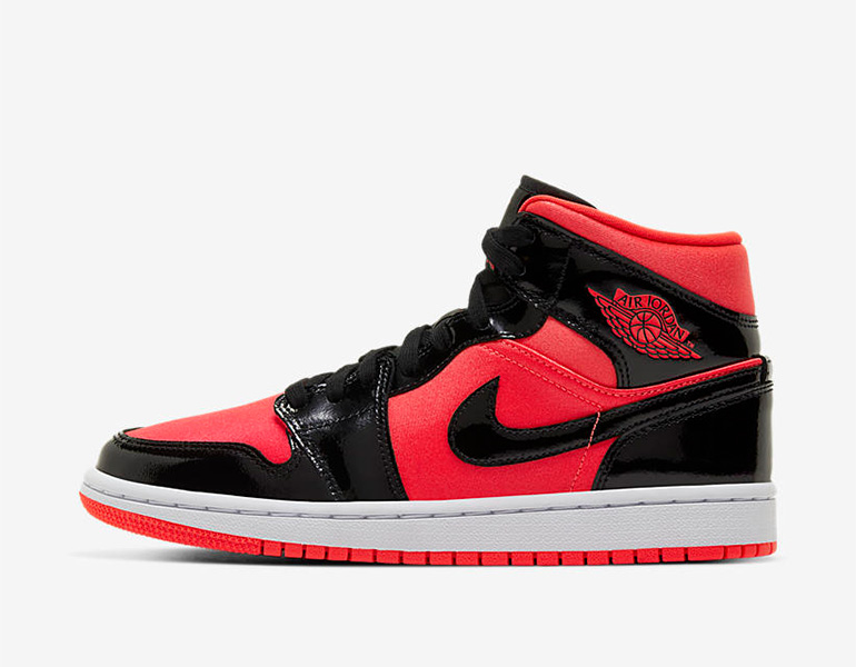 crimson and black jordan 1