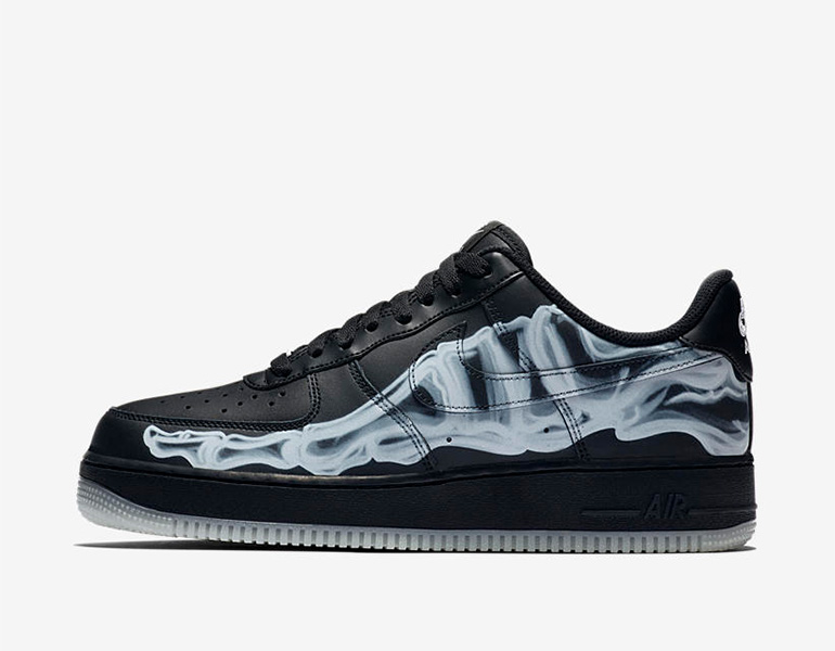 Nike Air Force 1 Low QS – Black Skeleton | sneakerb0b RELEASES