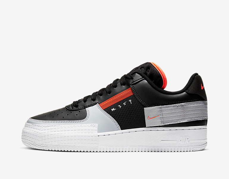 Nike Air Force 1 Type â Black Hyper Crimson | sneakerb0b RELEASES