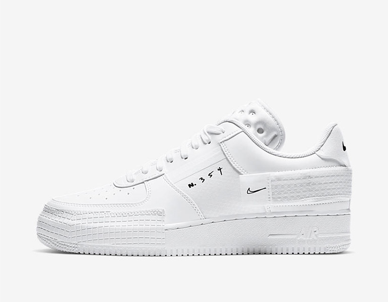 Nike Air Force 1 Type2 Triple White sneakerb0b RELEASES