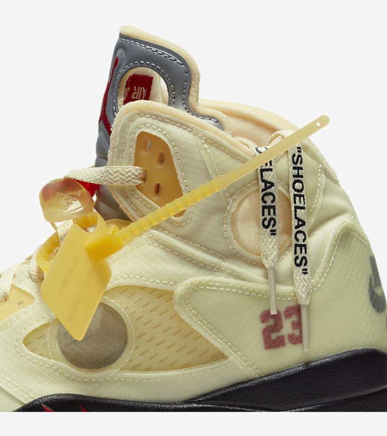 Off-White x Air Jordan 5 â Sail | sneakerb0b RELEASES