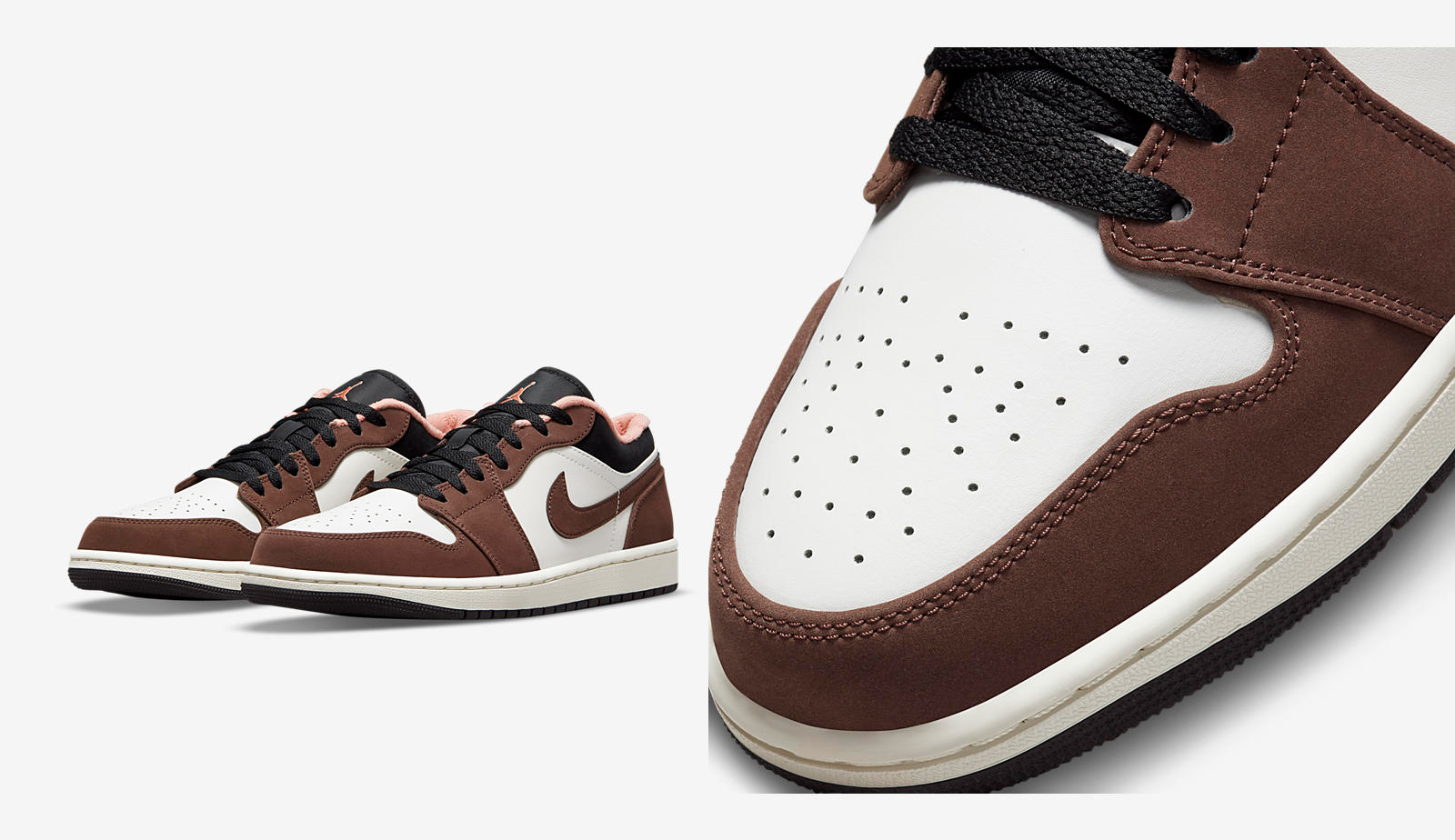 Air Jordan 1 Low Mocha Brown Sneakerb0b Releases