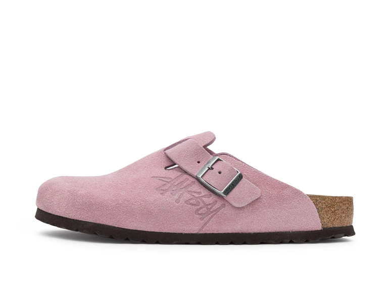 Stüssy x Birkenstock Boston Clog – Dusty Pink | sneakerb0b RELEASES