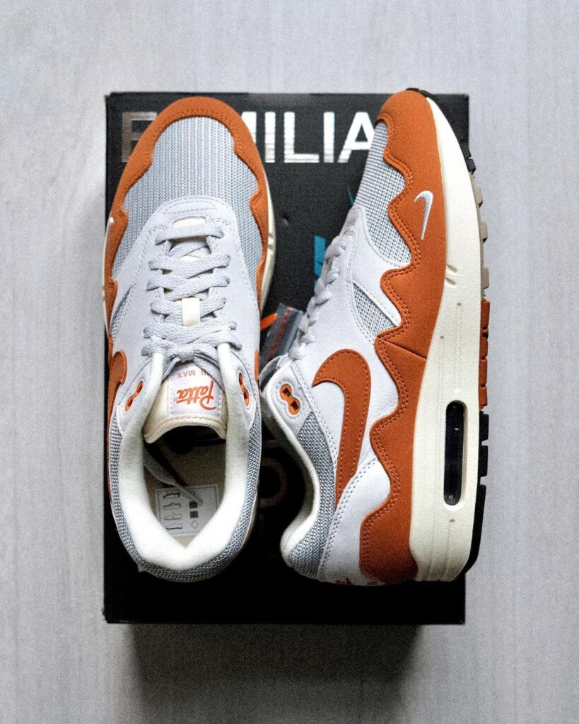 patta x nike air max 1 the wave
