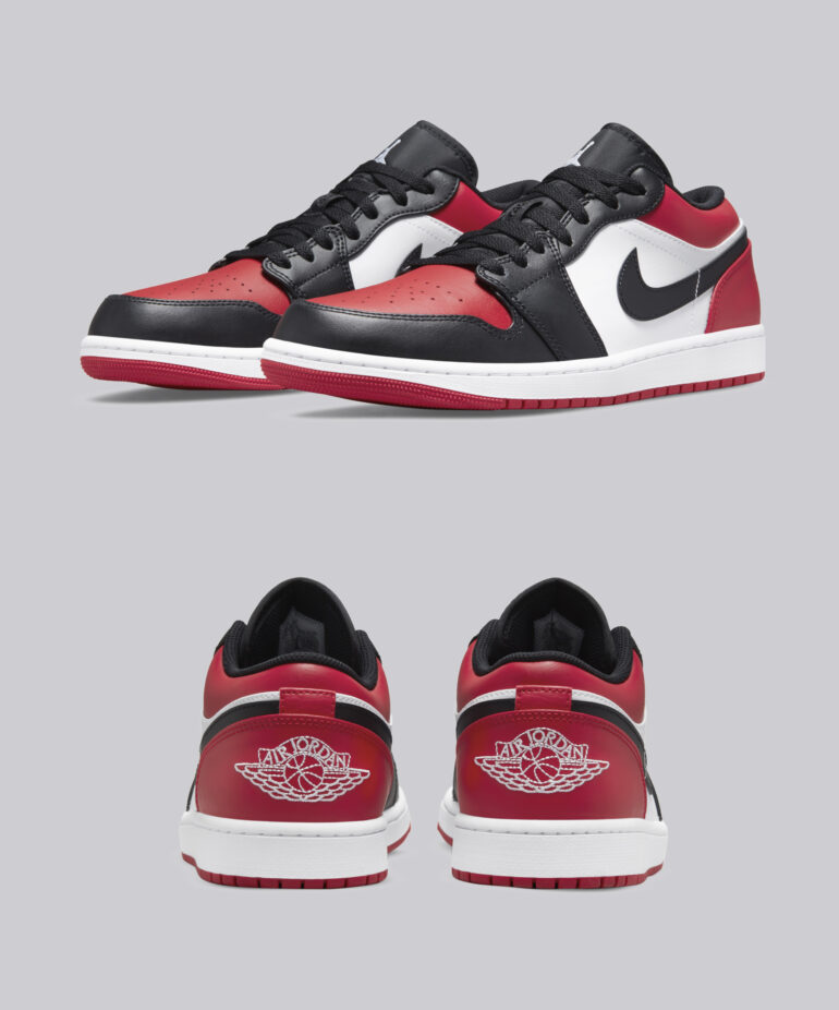 Air Jordan 1 Low – Bred Toe | sneakerb0b RELEASES