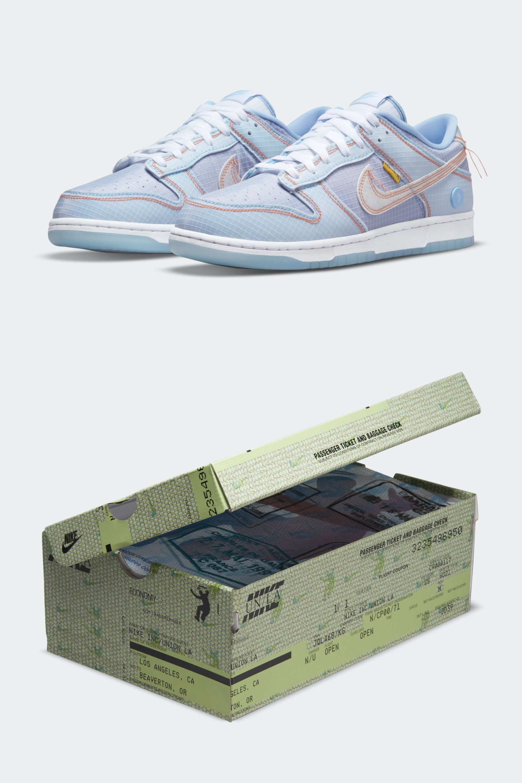 UNION x Nike Dunk Low Argon DJ9649-400