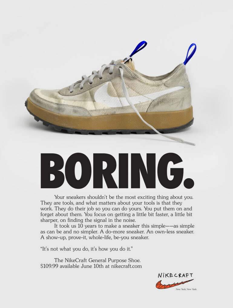 Tom Sachs x NikeCraft General Purpose Shoe Studio sneakerb0b RELEASES