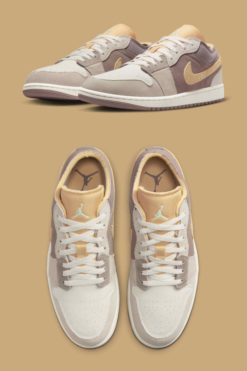 Air Jordan 1 Low SE Craft Inside Out Taupe Haze Sneakerb0b RELEASES