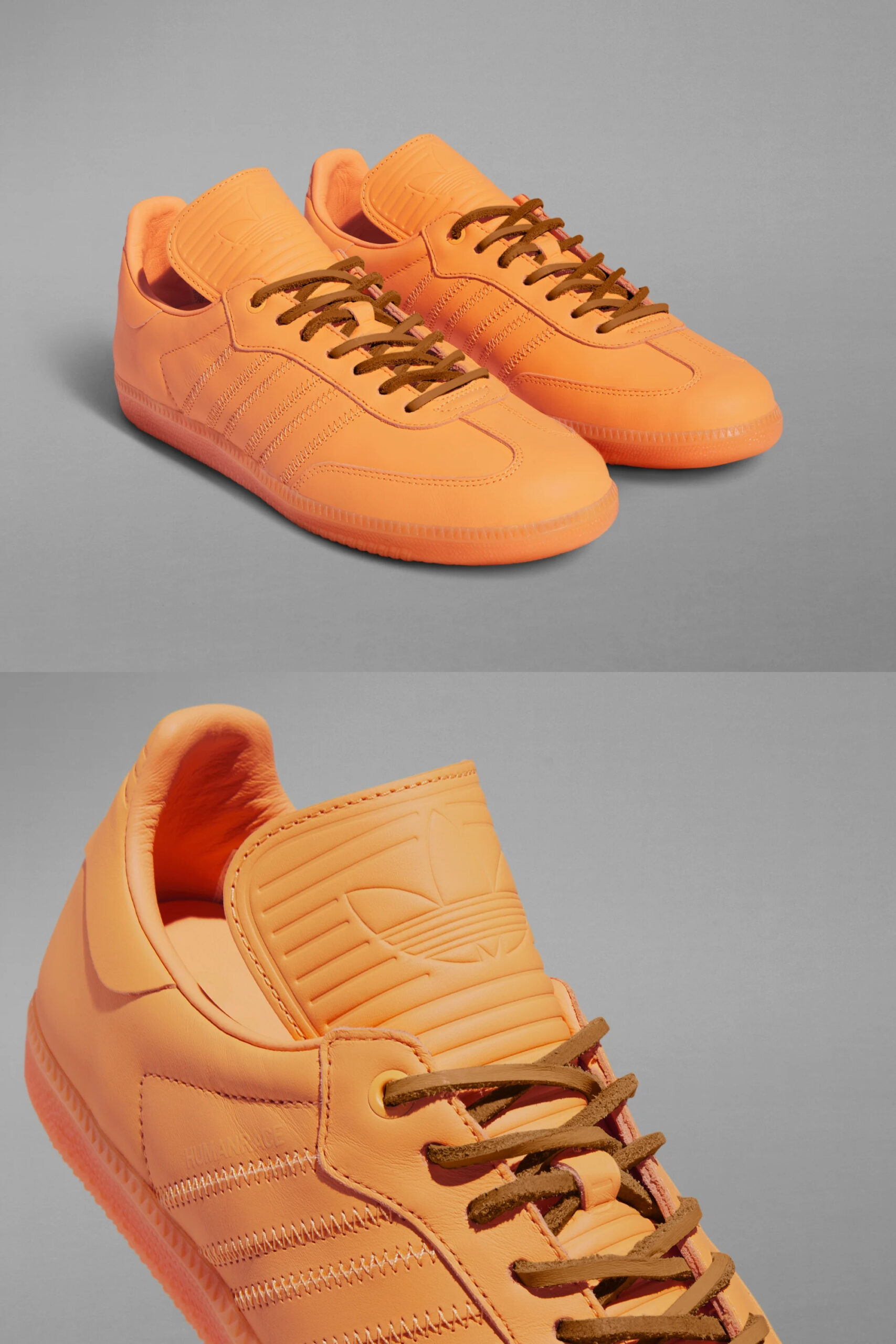 adidas x Pharrell Williams Samba Humanrace Orange sneakers