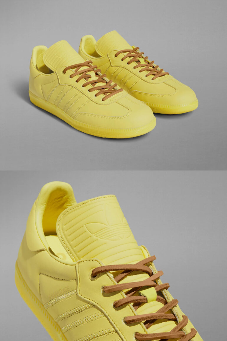 Pharrell Williams X Adidas Humanrace Samba Yellow Sneakerb0b Releases 4594