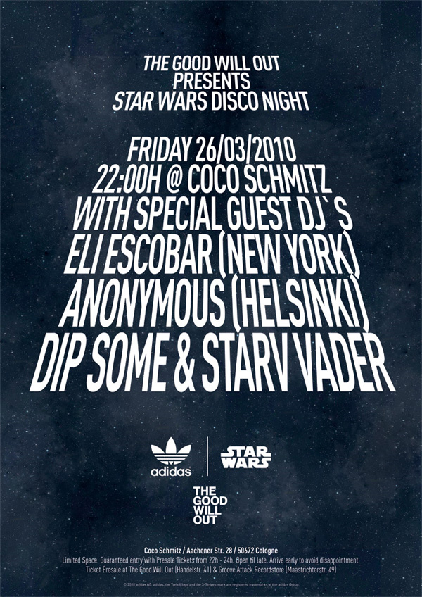 star wars disco night