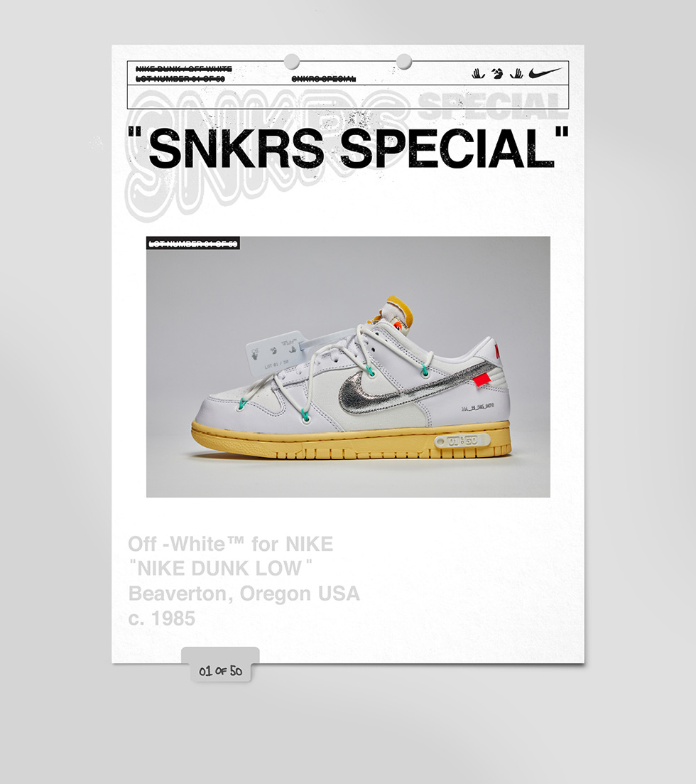Off-White Nike Dunk Low The 50